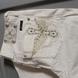 Miss Me white jeans size 30